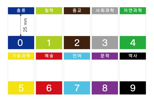 색띠라벨 (아트지) C3048001