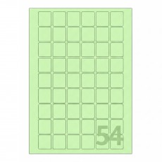 칼라라벨 / 54칸 (2.6x2.953cm)